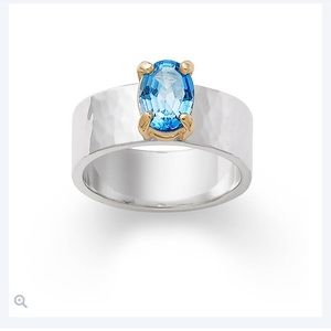 Blue topaz James Avery ring